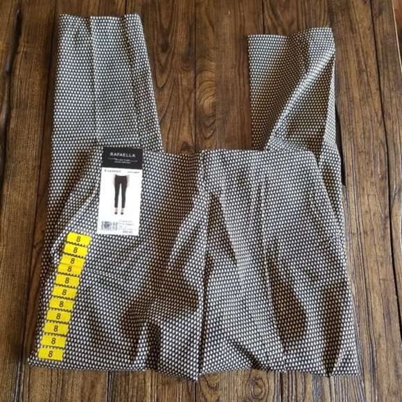 Rafaella NWT Diamond Print Dress Pants - Picture 3 of 6